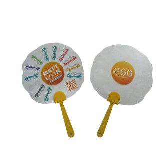 Promotion fan with diecut - EGG